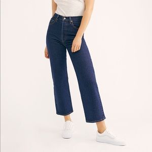 Levi's Women's Straight Leg Jeans - Dark Blue